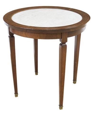 FRENCH LOUIS XVI STYLE MARBLE-TOP