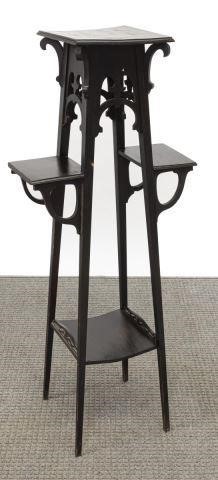 ITALIAN ART NOUVEAU EBONIZED THREE TIERED 3c0df1