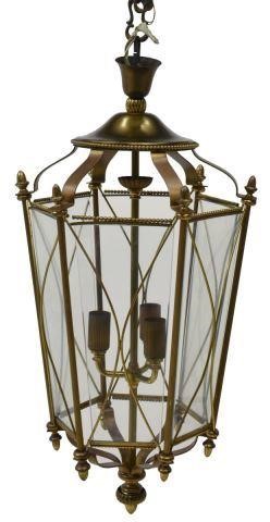 ITALIAN GILT METAL GLASS 3 LIGHT 3c0dff