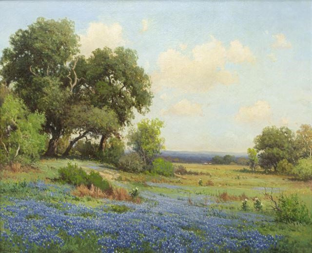 PORFIRIO SALINAS (D.1973) BLUEBONNETS,