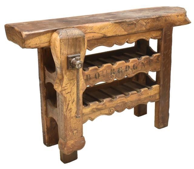 RUSTIC FRENCH WINE CONSOLE TASTING 3c0f65