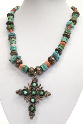 NATIVE AMERICAN BEADED NECKLACE 3c0f88