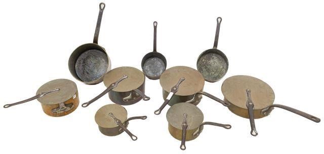  14 FRENCH COPPER KITCHENWARE 3c0fe9