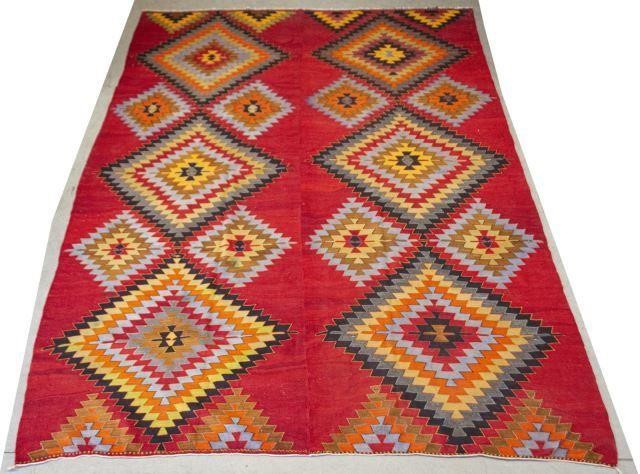 NOMADIC DOUBLE WING KILIM RUG APPROX 3c1001