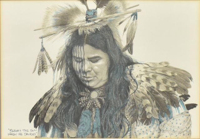 JOE BELT (B.1949) NATIVE AMERICAN