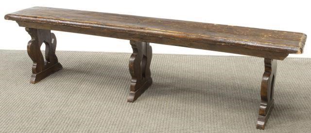 RUSTIC FRENCH PROVINCIAL LONG WALNUT 3c10be