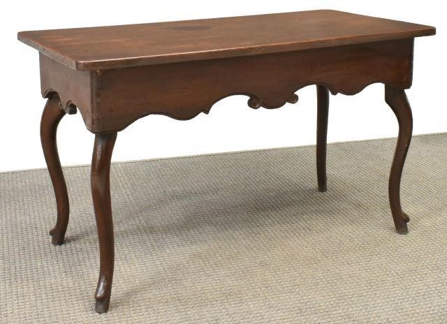 FRENCH LOUIS XV STYLE WALNUT CONSOLE 3c10c1