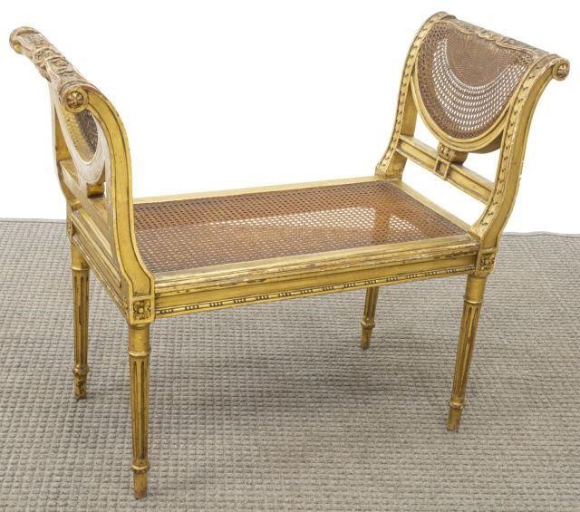 FRENCH LOUIS XVI STYLE GILTWOOD