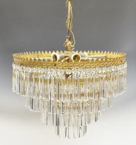 ITALIAN CRYSTAL GILT METAL 6 LT 3c10f3