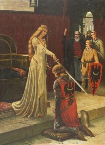 AFTER LEIGHTON "THE ACCOLADE" OIL