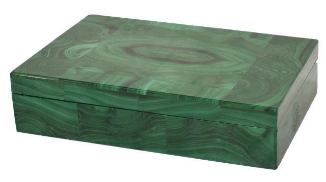 ITALIAN MALACHITE MARBLE DESK 3c10f8