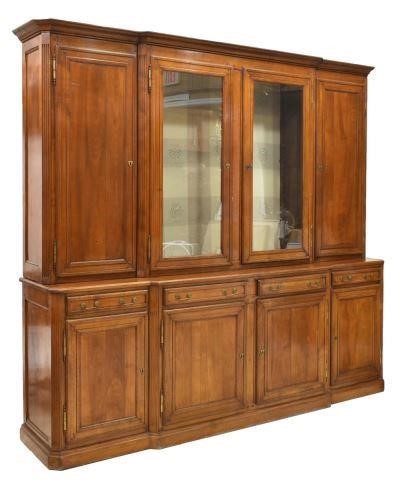LARGE FRENCH FRUITWOOD BREAKFRONT 3c1103