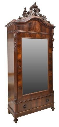 ITALIAN FLAME MAHOGANY MIRRORED 3c1108