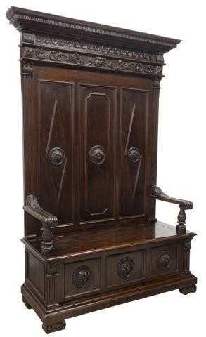 ITALIAN RENAISSANCE REVIVAL WALNUT 3c1118