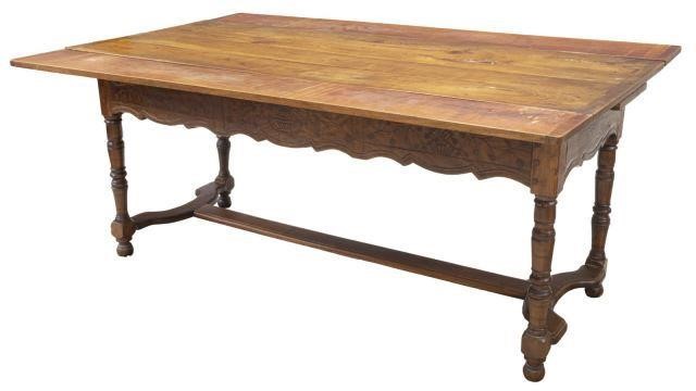 FRENCH FRUITWOOD DRAW-LEAF FARMHOUSE