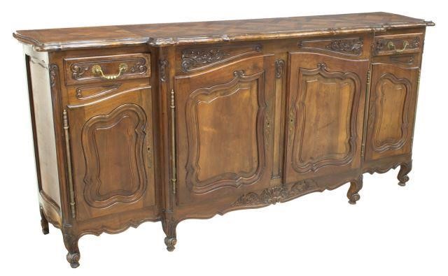 FRENCH PROVINCIAL WALNUT BREAKFRONT 3c111d