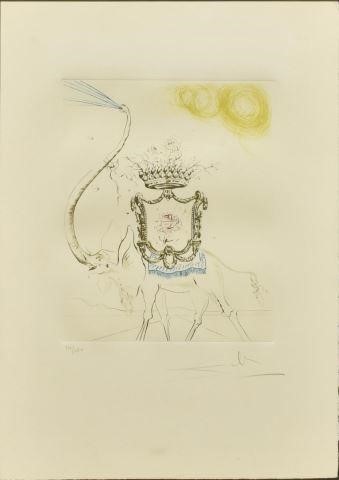 SALVADOR DALI 1904 1989 ETCHING 3c1137