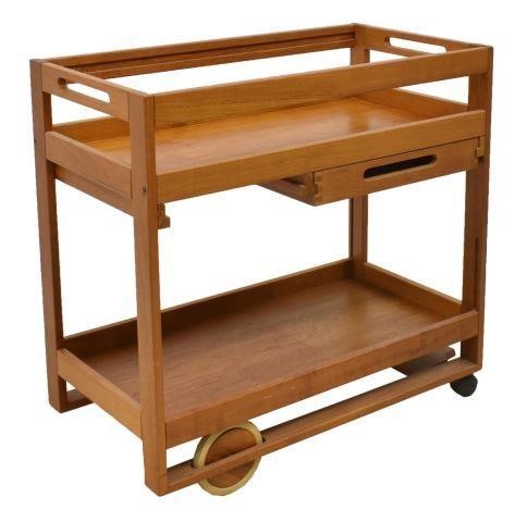 DANISH MODERN NISSEN TEAK TROLLEY 3c1154