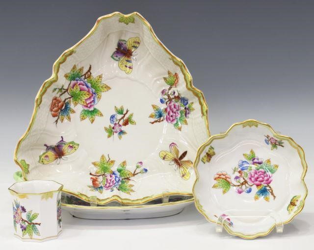  4 HEREND QUEEN VICTORIA PORCELAIN 3c116e