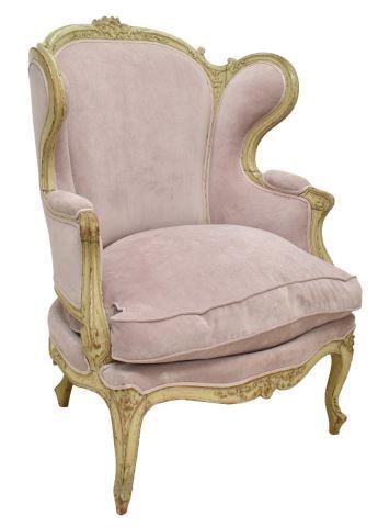 FRENCH LOUIS XV STYLE UPHOLSTERED 3c1192