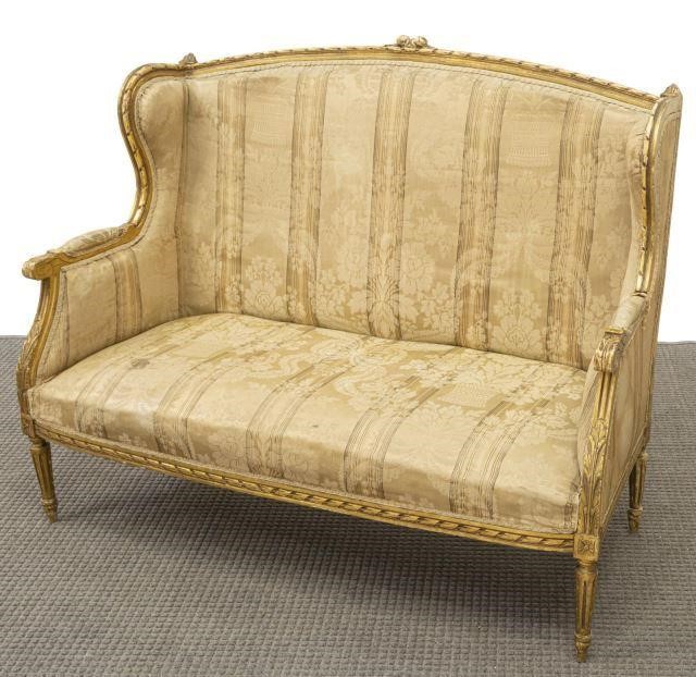 FRENCH LOUIS XVI STYLE GILTWOOD 3c119c