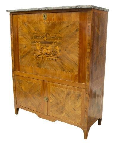 EXCEPTIONAL FRENCH MARQUETRY SECRETAIRE 3c11a3
