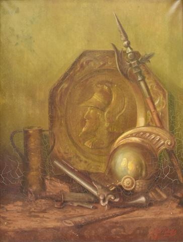 ABEL LETOMBE STILL LIFE WITH HELMET 3c11c8