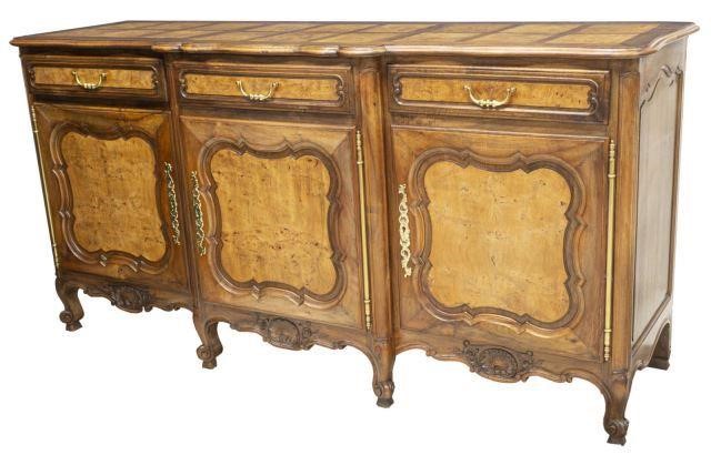 FRENCH LOUIS XV STYLE BURLWOOD