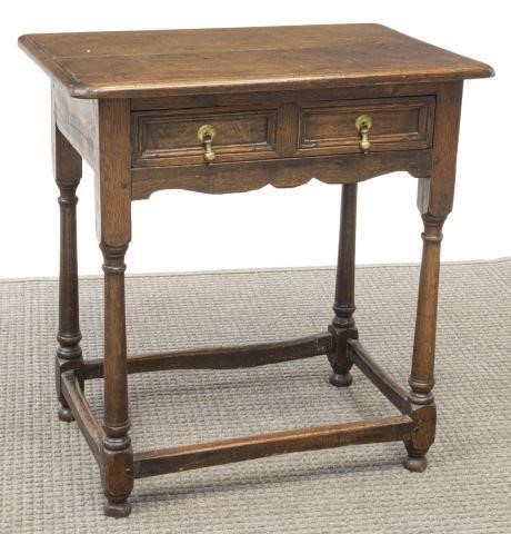 FRENCH PROVINCIAL OAK WORK TABLEFrench