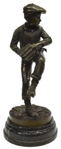 JIM DAVIDSON BRONZE SCULPTURE BASEBALL