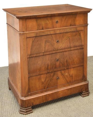 FRENCH LOUIS PHILIPPE FOUR DRAWER 3c1220