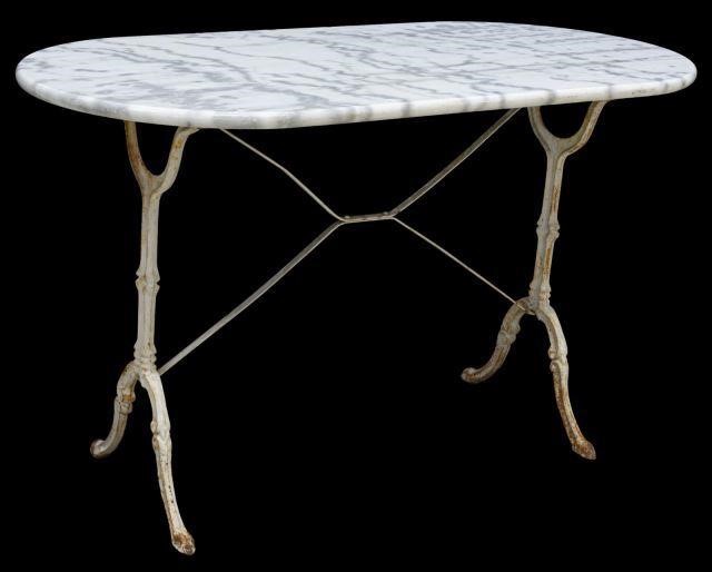 FRENCH PARISIAN MARBLE TOP CAST 3c1259