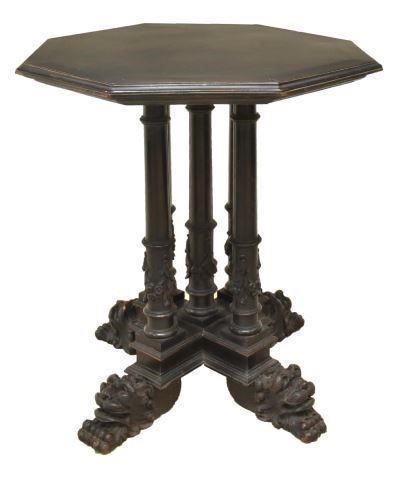 ITALIAN RENAISSANCE REVIVAL EBONIZED