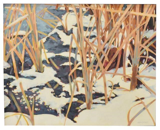 LORI HIGHT 20TH C WINTER LANDSCAPE 3c128e