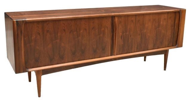 DANISH MID CENTURY ROSEWOOD TAMBOUR 3c12cc