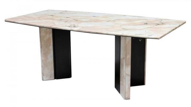 SPANISH MODERN MARBLE TOP DINING