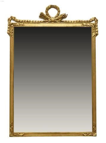 LOUIS XVI STYLE GILTWOOD BEVELED 3c1332