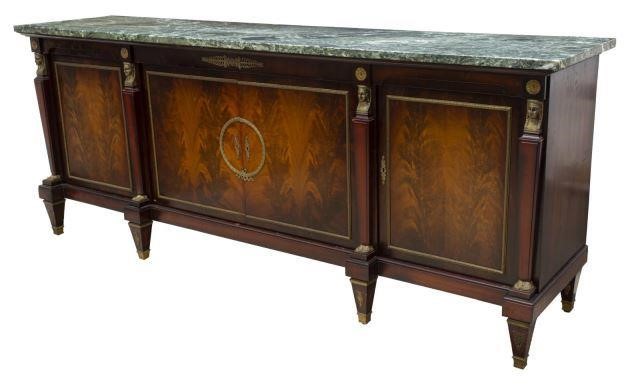 FRENCH EMPIRE STYLE MARBLE TOP 3c1346