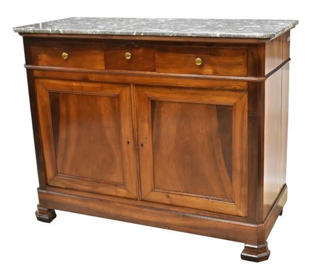 FRENCH LOUIS PHILIPPE MARBLE TOP 3c1356