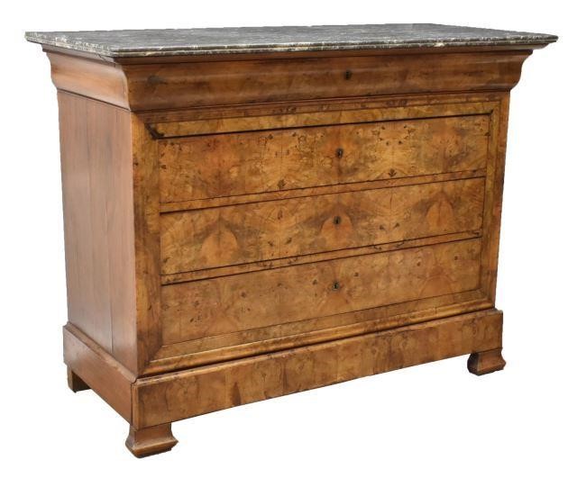 FRENCH LOUIS PHILIPPE MARBLE TOP 3c13ff