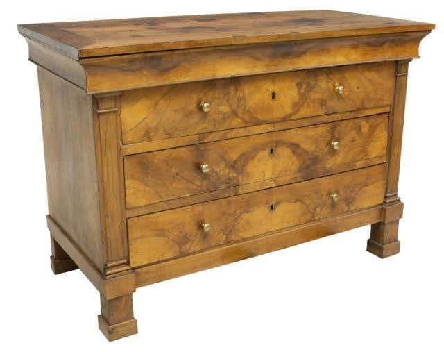 FRENCH LOUIS PHILIPPE WALNUT FOUR DRAWER 3c140c