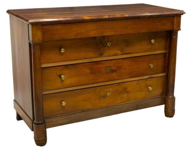 FRENCH EMPIRE MAHOGANY FOUR DRAWER 3c1439