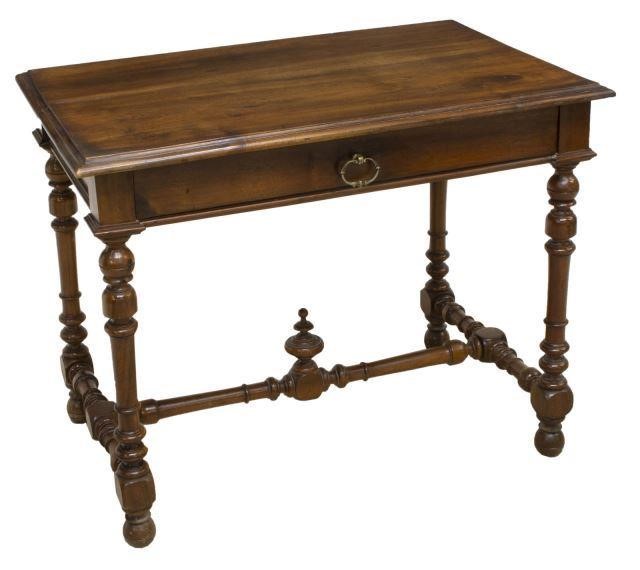 DIMINUTIVE HENRI II STYLE WALNUT