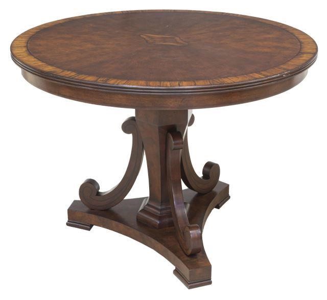 NEOCLASSICAL STYLE ROUND PEDESTAL DINING