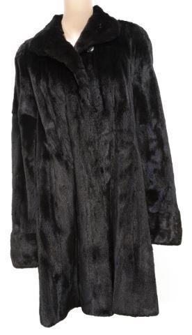 VINTAGE LADIES BLACK WILLOW MINK 3c155c