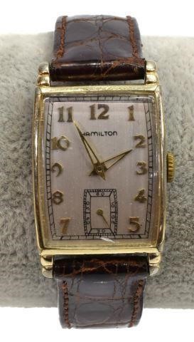 GENTS HAMILTON GOLD FILLED WATCH 3c1567