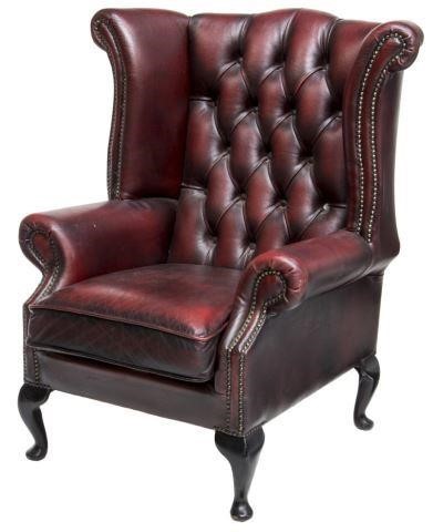 QUEEN ANNE STYLE BUTTONED LEATHER 3c157b