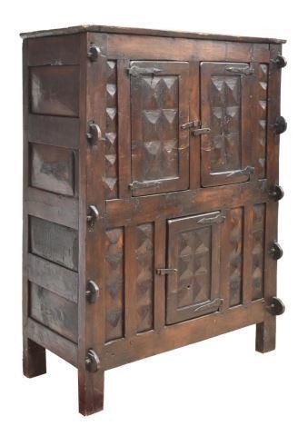 RUSTIC CONTINENTAL CABINET 18TH  3c158b