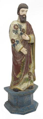 SPANISH CARVED RELIGIOUS JOSEPH 3c158f