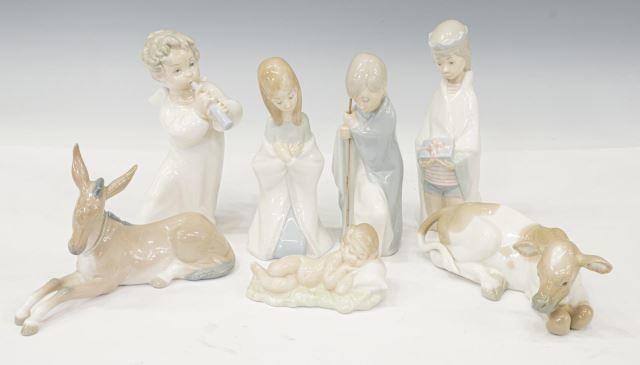  7 LLADRO PORCELAIN CHRISTMAS 3c159d